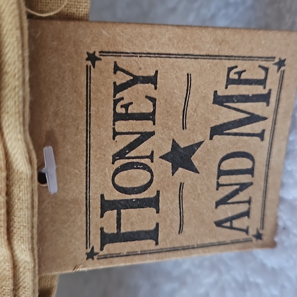 NWT Honey and Me Set of 2 Valance Pocket Rod "Let it Snow" Snowflakes - Picture 4 of 6